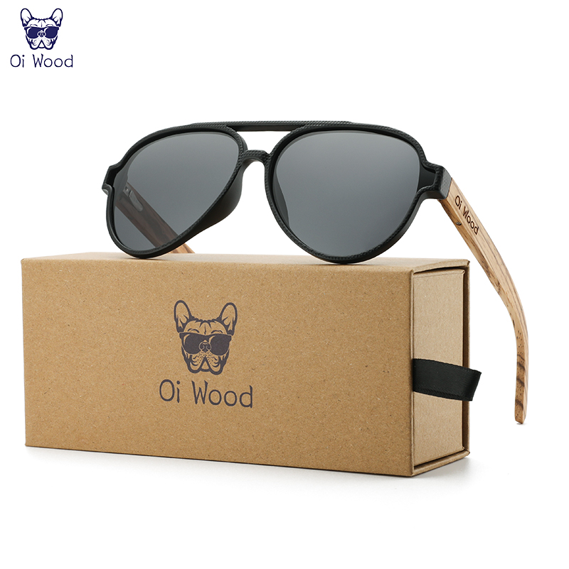 Sunglasses Aviator Polarized - Oi Wood Sunglasses For Women Men
