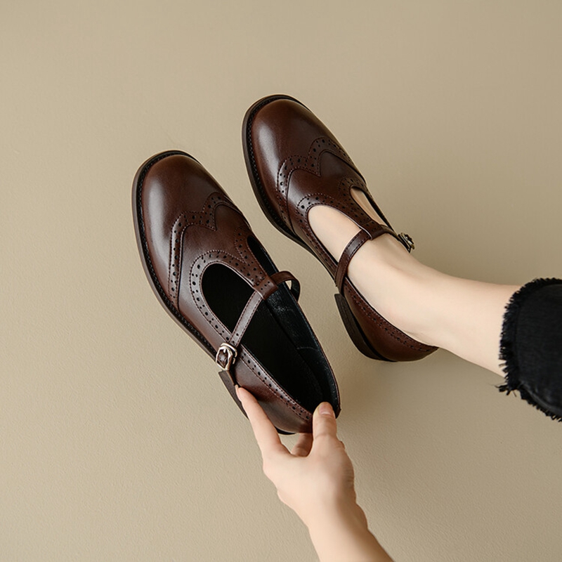 Casual Sandal Leather - NEW Autumn/Spring Women Pumps Split Leather