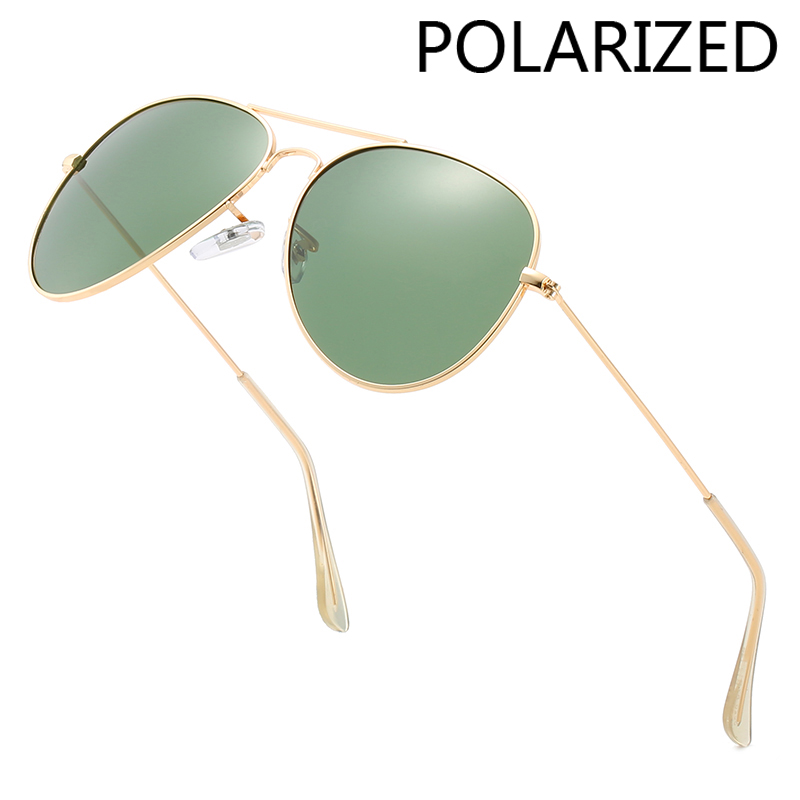 Sunglasses Aviator Polarized - Polarized Metal Double Girder Sun Glasses