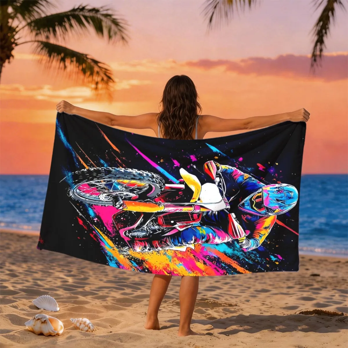 Sarong Men Wrap - Oversized Beach Towel for Women Men