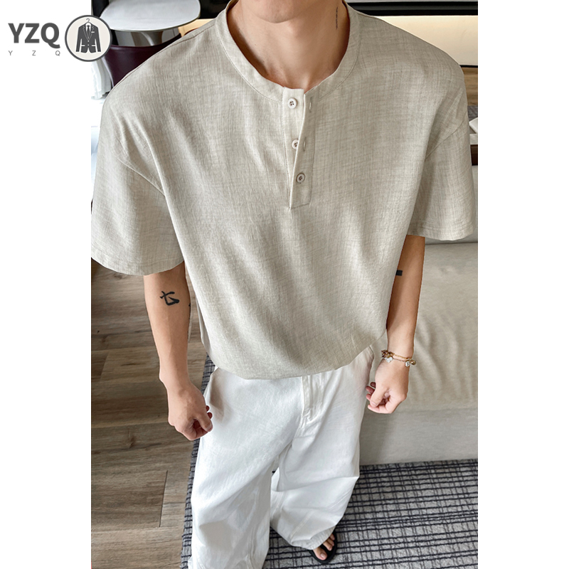 Men Breathable Linen Textured  - Linen Shirt Breathable recension och pris