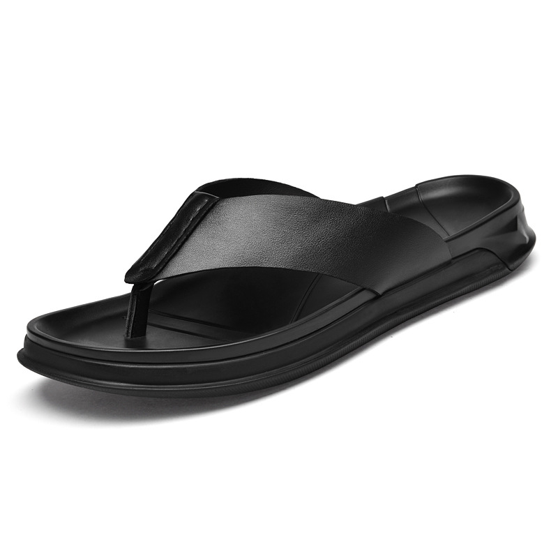 Men's Summer Genuine leather S - Flip Flop Leather Men recension och pris