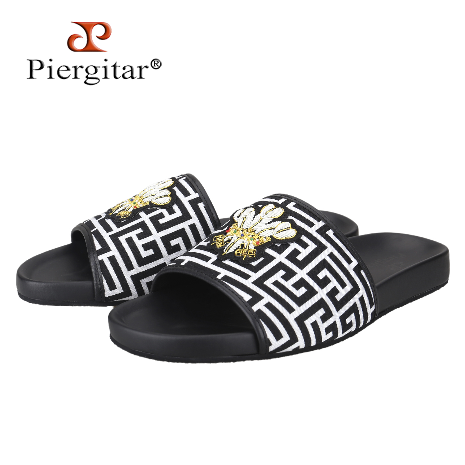 Piergitar Summer Model Black A - Flip Flop Leather Men recension och pris