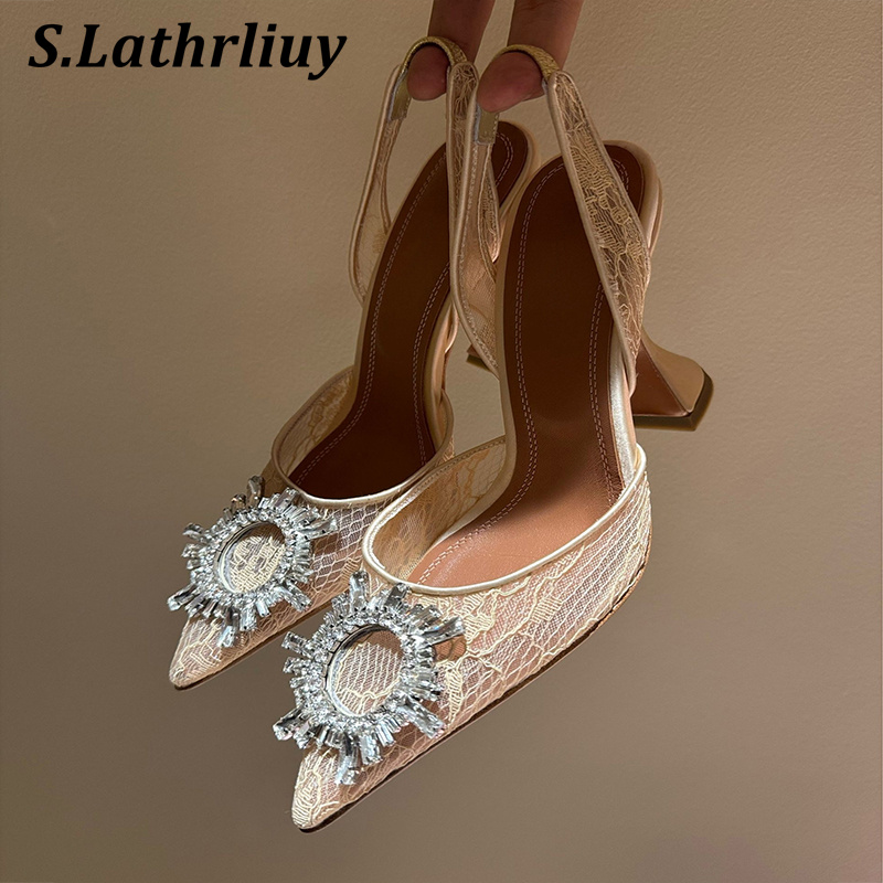 Sandals Rhinestone Flower Poin - Casual Sandal Leather recension och pris
