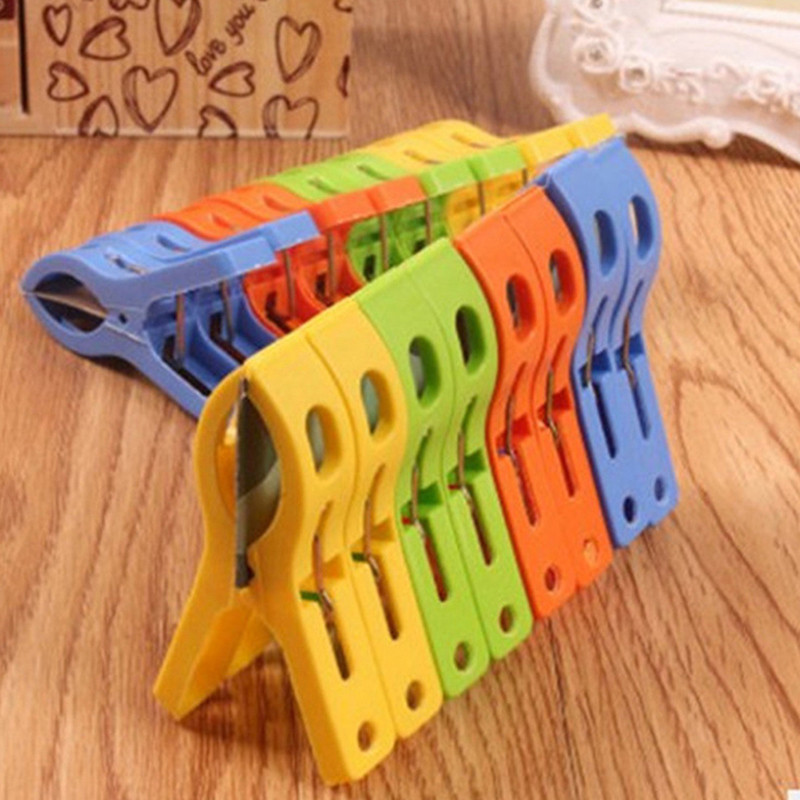 New··8Pcs/set Hanger Clips Lar - Beach Towel Large recension och pris